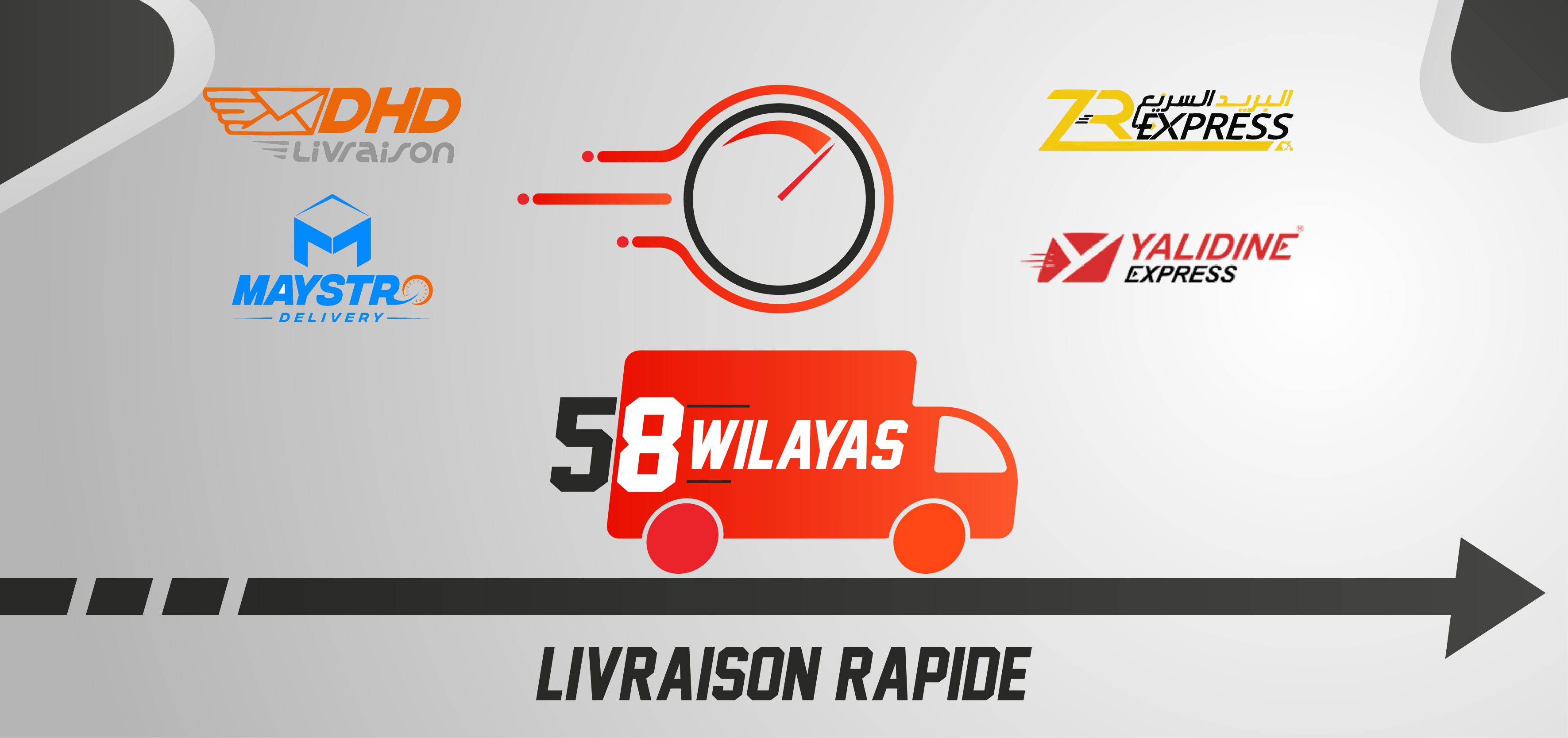 58 Wilaya Delivery Banner