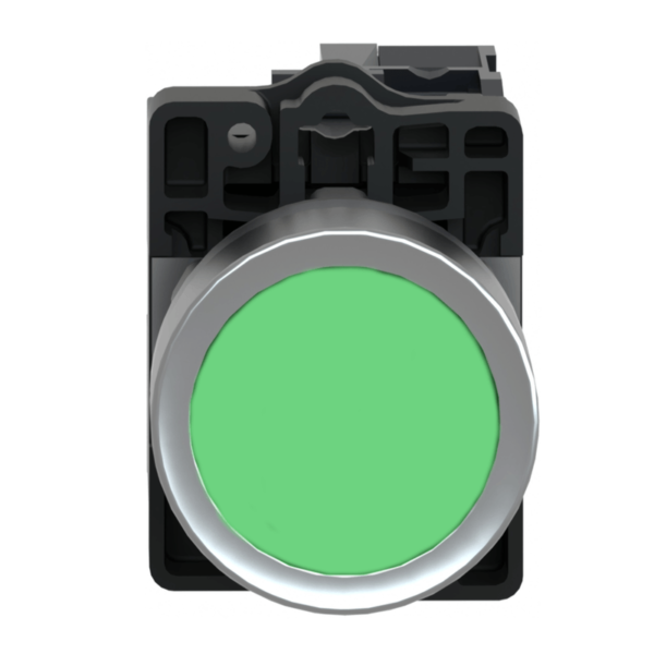 SCHNEIDER Bouton poussoir a voyant marche vert 220V  – XA2EW33M1 – Image 4