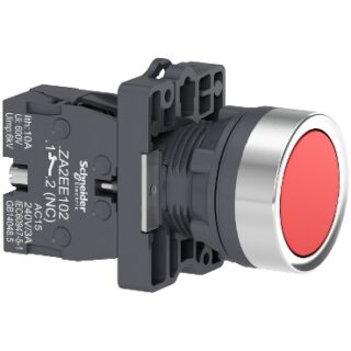 SCHNEIDER Bouton poussoir rouge 1NC – XA2EA42