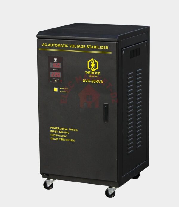 THE ROCK Stabilisateur 20KVA 220V 90.9A 16KW – SVC-20KVA