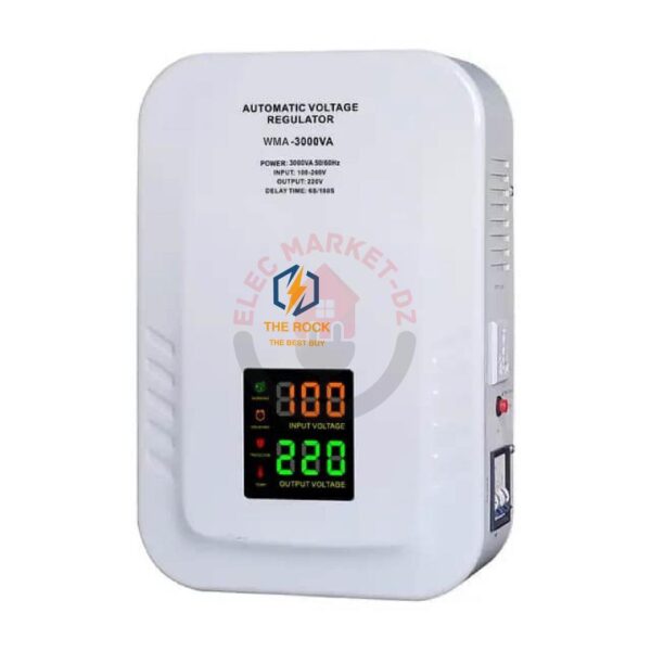 THE ROCK Stabilisateur 3KVA 220V 13.6A – WMA-3KVA