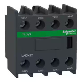 SCHNEIDER Bloc de contacts auxiliaires 2F+2O bornes à vis-étriers - LADN22