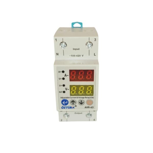 OZTURK Protecteur de tension 2P 63A – AVR-XX63 – Image 4