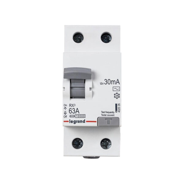 LEGRAND RX³ Interrupteur différentiel 63A 30mA type AC 230V – 402026 – Image 2