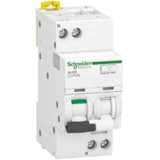 SCHNEIDER Acti9 iCV40 Disjoncteur différentiel 1P+N 40A 300MA 6ka – A9DE7640
