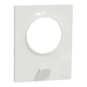 SCHNEIDER Odace Styl Plaque simple A/Porte clé blanc – S520722