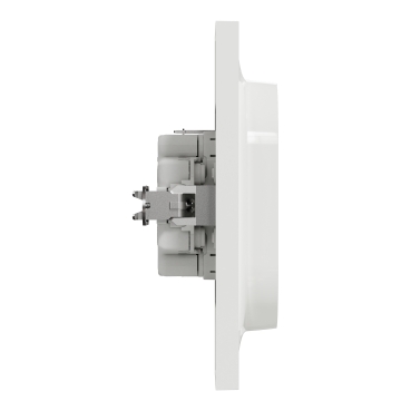 SCHNEIDER Odace Prise de courant double 2P+T blanc - S521087 – Image 3