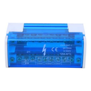 OUMIK Répartiteur modulaire 125A 2x11 départs 220v – 1714-10