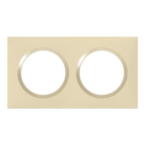 LEGRAND Dooxie Plaque carrée 2 postes finition dune – 600812