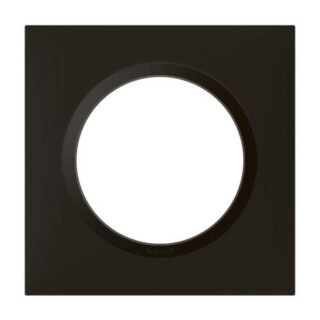 LEGRAND Dooxie Plaque carrée 1 poste finition noir velours – 600861