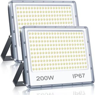 CASALUM Projecteur extérieur LED extra plat 230V 200W 6500K gris - E042EI-4