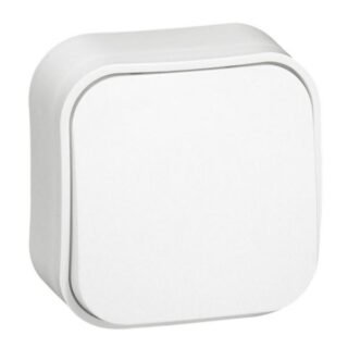 FORIX Bouton poussoir 6A blanc Montage saillie IP21 Avec voyant indicateur - 782405
